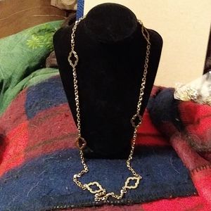Nicole Gold Long Necklace